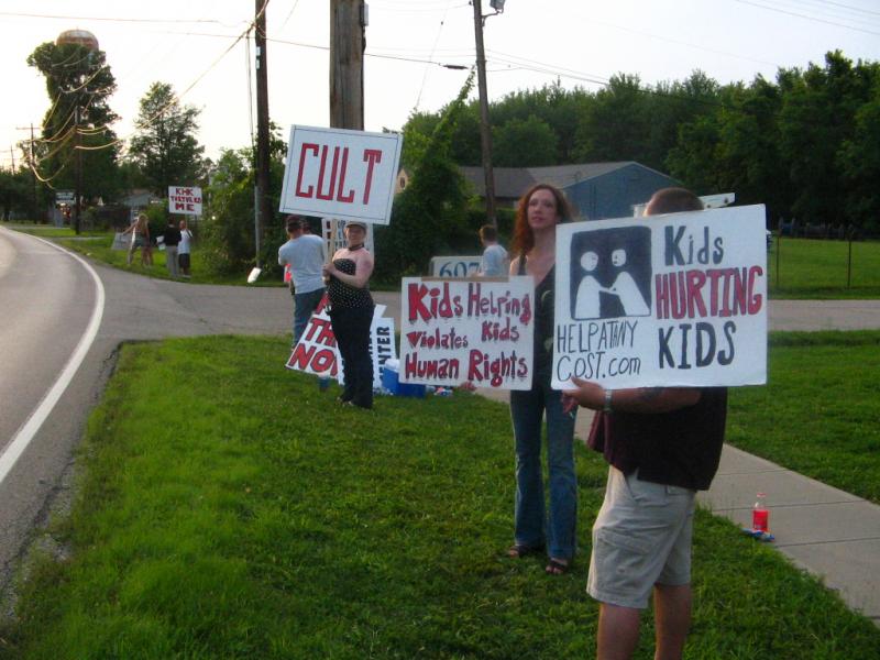 July 2008 Kids Helping Kids, A Pathway Family Center Protest